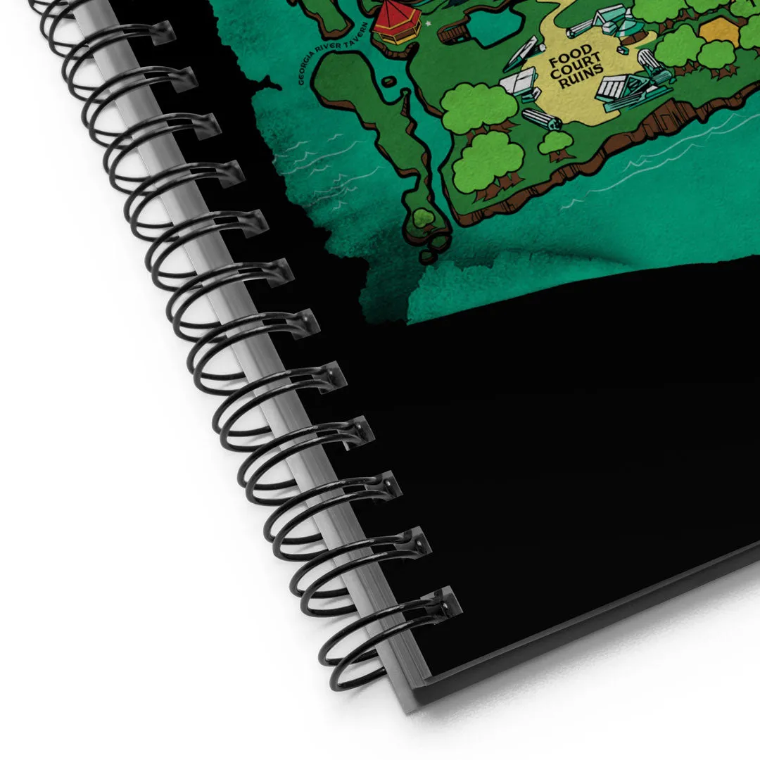Roll A Crit Gen Con island map notitieboek A5