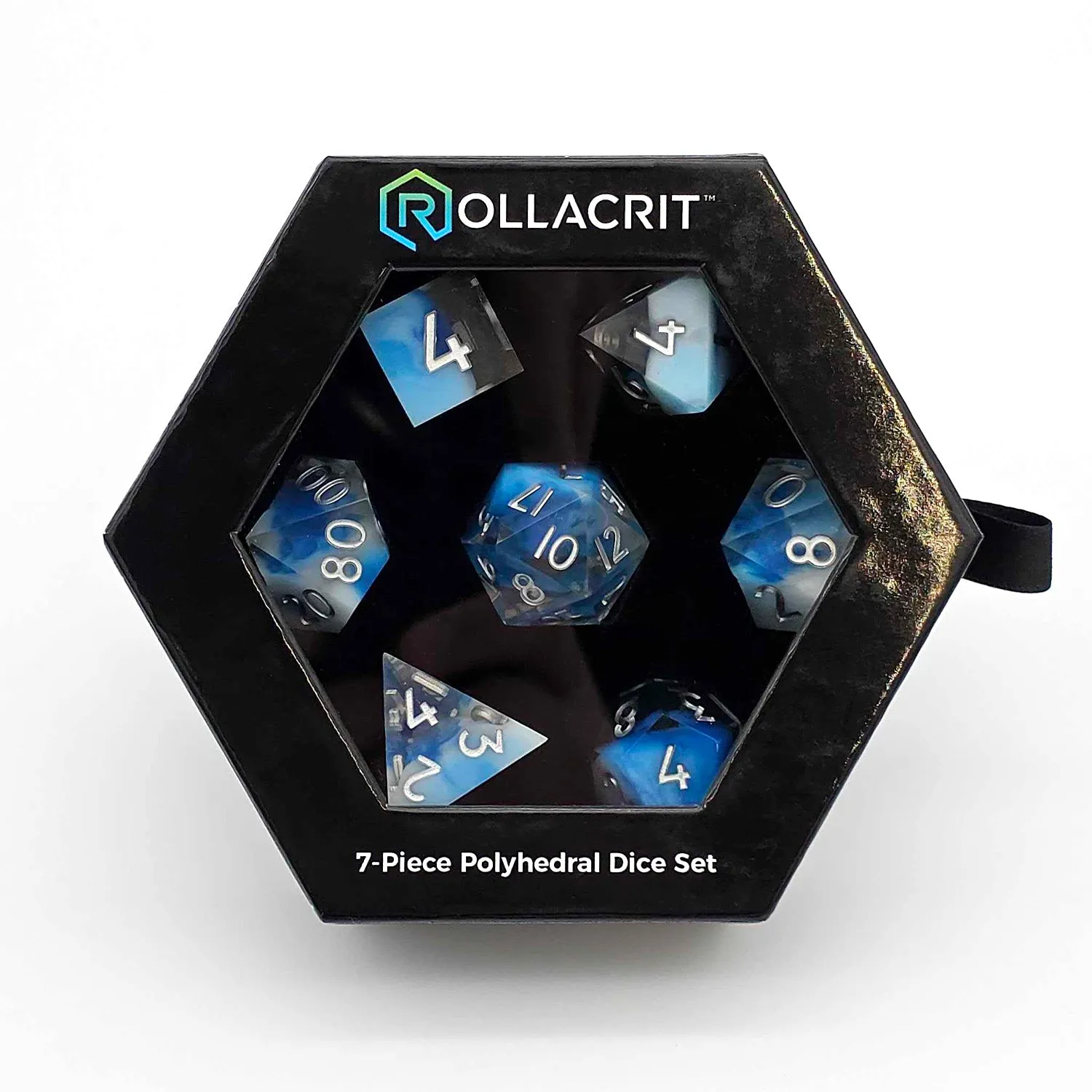 Roll A Crit Fluffy Clouds dobbelset resin 7-delig