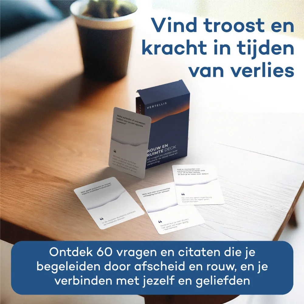 Vertellis Rouw en Ruimte Deck kaartspel 60 kaarten