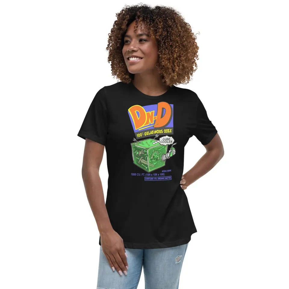 Roll A Crit Gelatinous Cubic Cooler T-shirt femme zwart