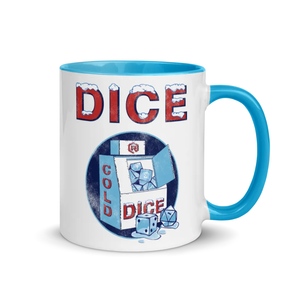 Roll A Crit ICE Dice Mok Koffiemok Keramiek