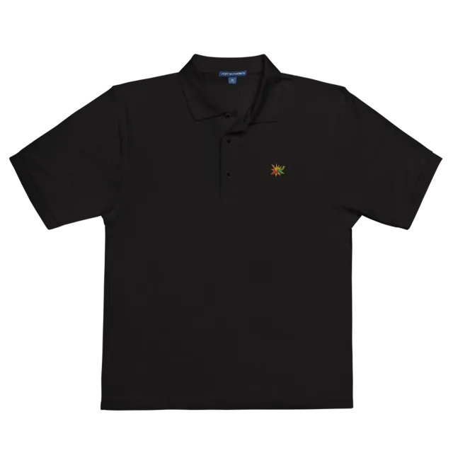 Rollacrit My Bad polo zwart maat M borduursel