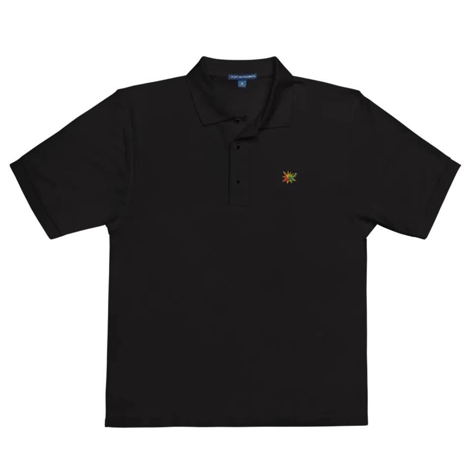 Rollacrit My Bad polo zwart maat M borduursel