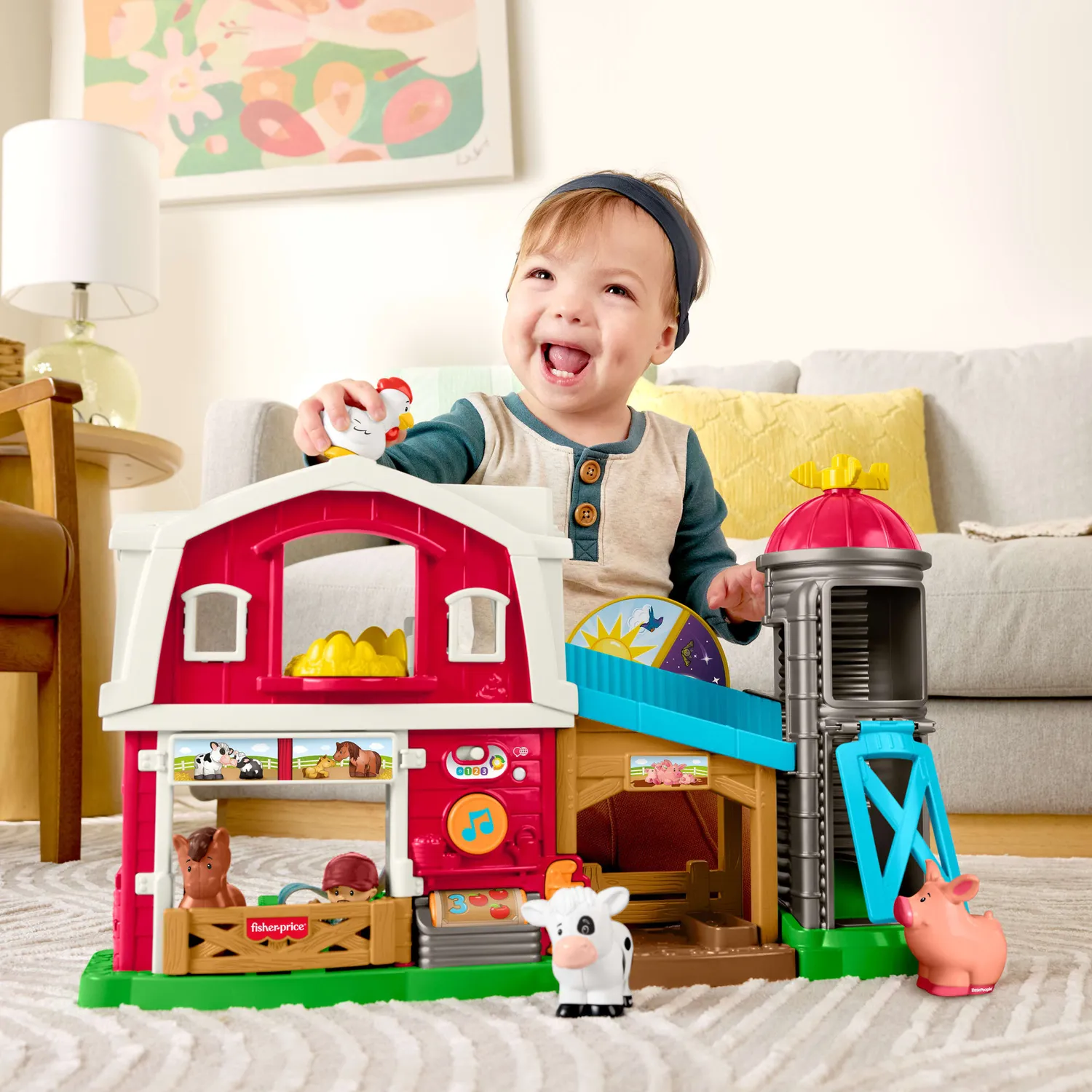 Fisher-Price Little People Boerderij speelset 5-delig Nederlands
