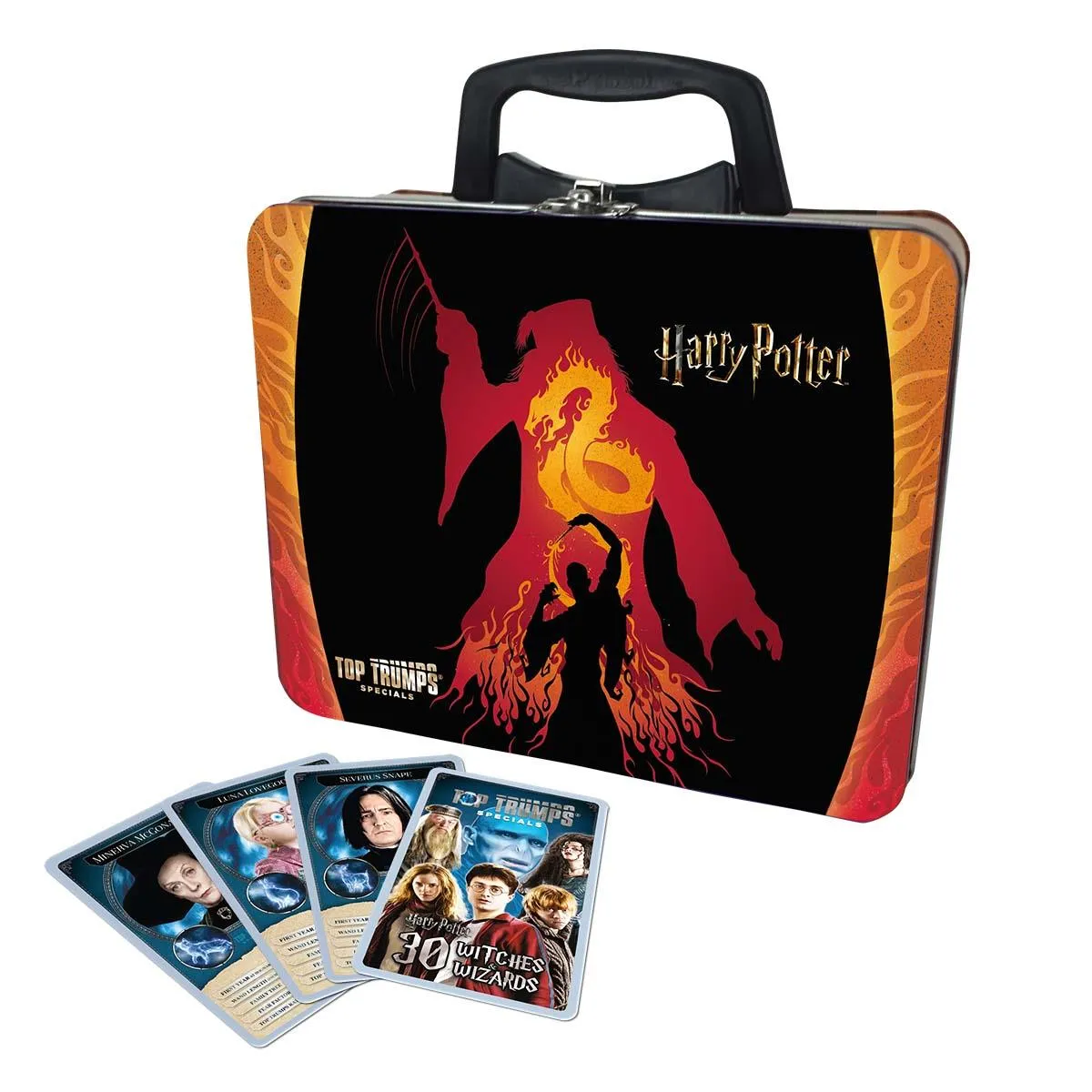 Top Trumps Harry Potter 30 Witches Wizards kaartspel tin