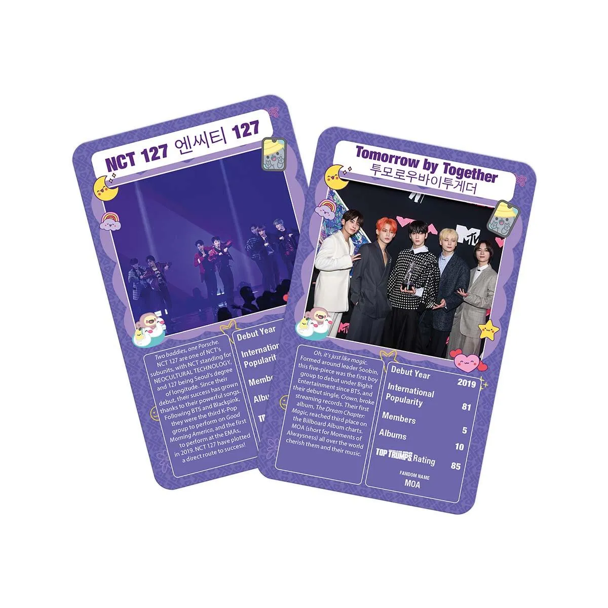 Top Trumps K-Pop kaartspel 30 kaarten met BTS en Seventeen
