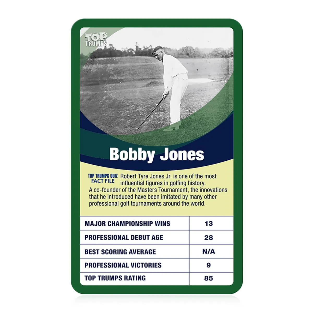 Top Trumps Greatest Golfers kaartspel 30 golfers