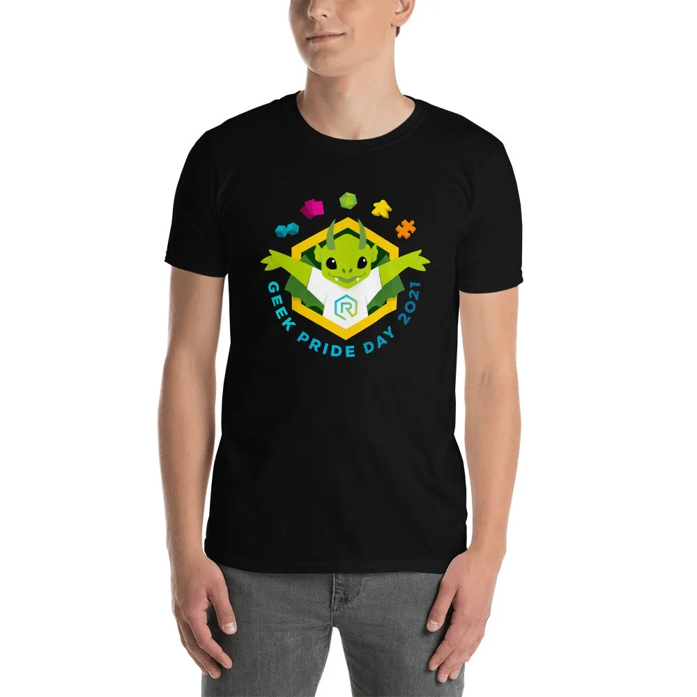 Roll A Crit Geek Pride Day 2021 T-shirt regenboog