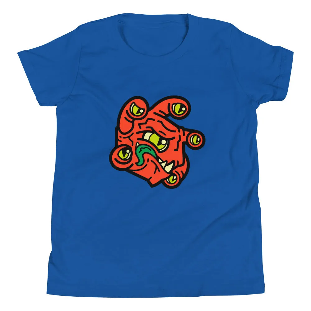 Roll A Crit Eye Tyrant jeugd t-shirt katoen zwart