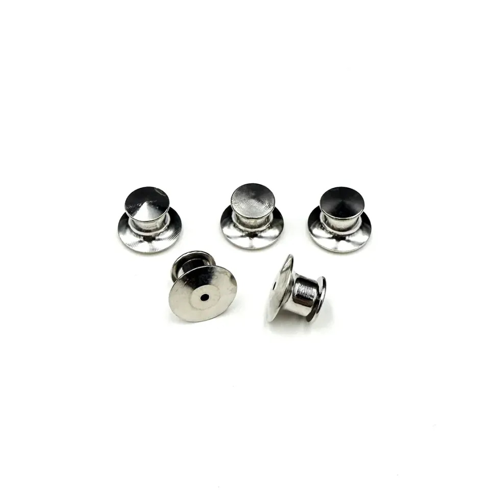 Roll A Crit Locking Pin Backers pins set van 5 metaal