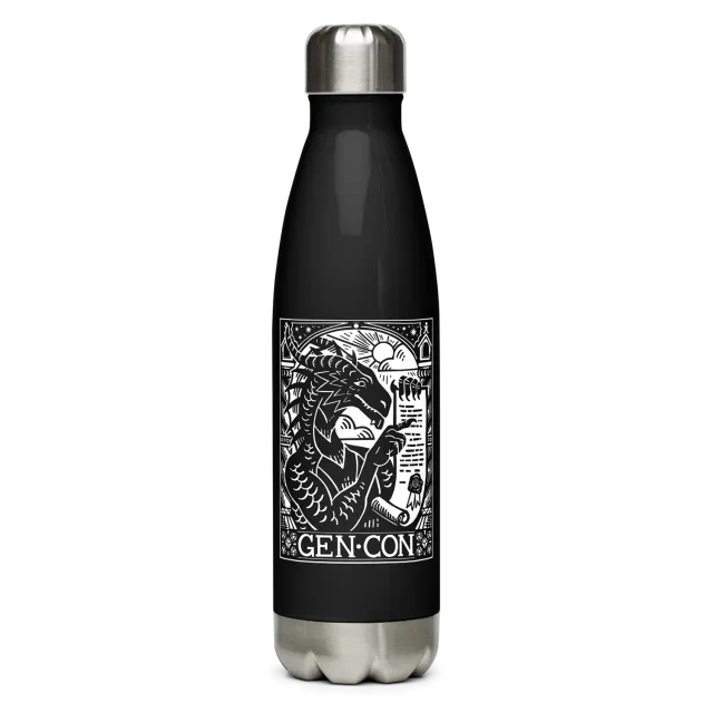 Roll A Crit Gen Con Genevieve waterfles 500ml rvs