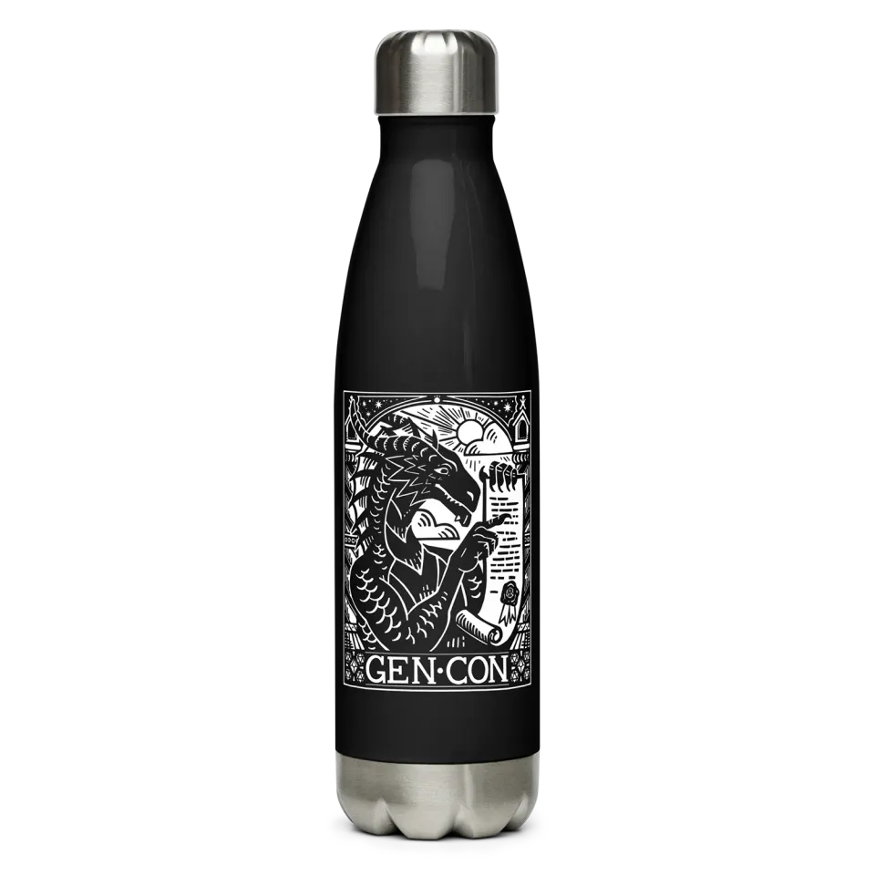 Roll A Crit Gen Con Genevieve waterfles 500ml rvs