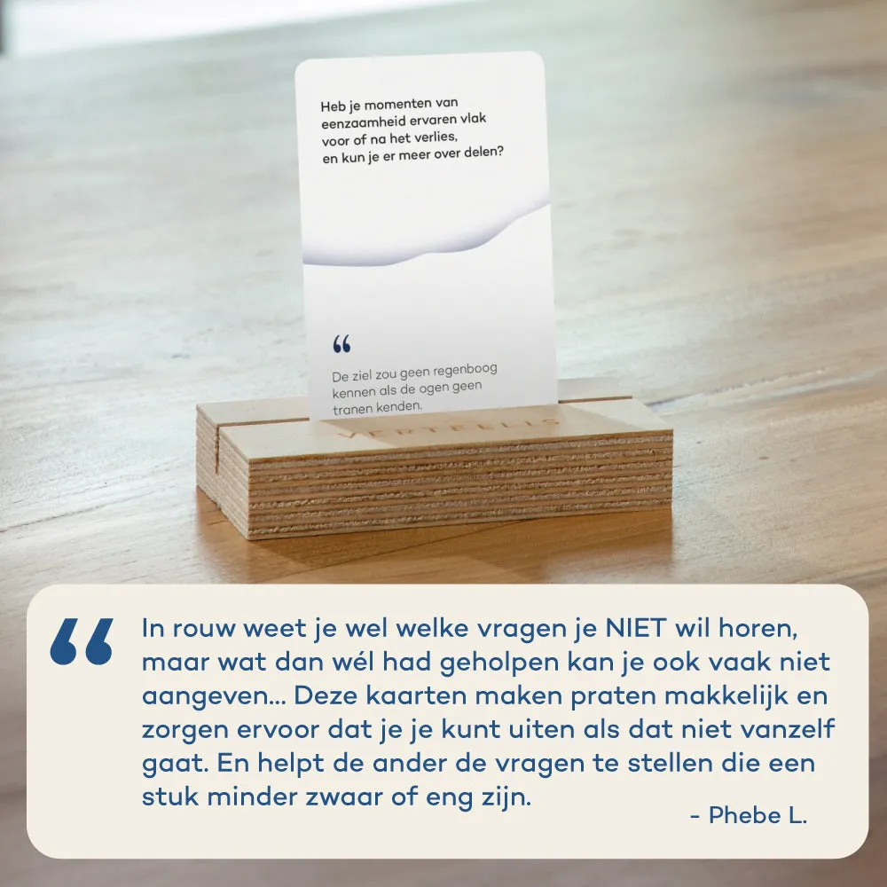 Vertellis Rouw en Ruimte Deck kaartspel 60 kaarten