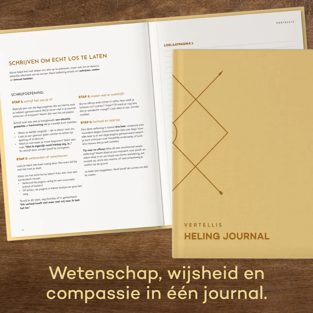 Vertellis Heling Journal dagboek met gratis deck