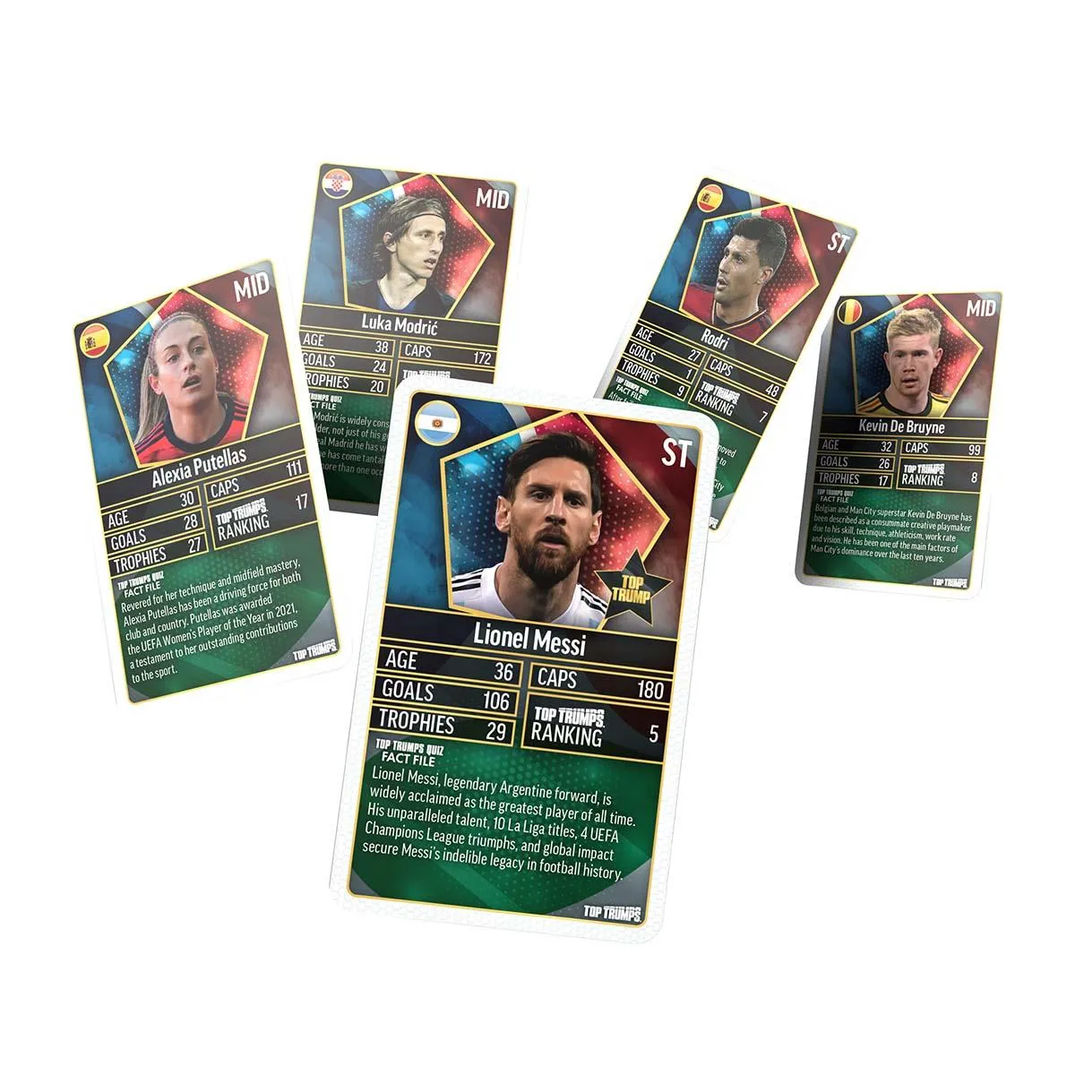 Top Trumps World Football Stars Battle Mat kaartspel