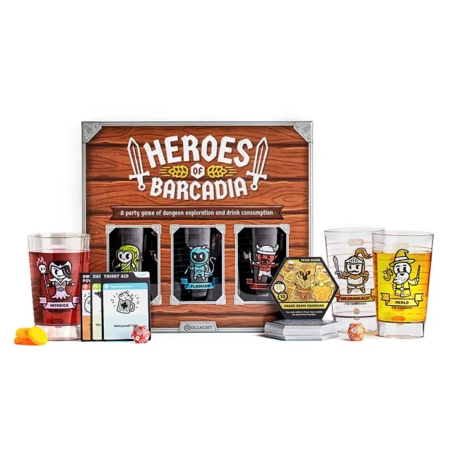Rollacrit Heroes of Barcadia bordspel basis retail Engels