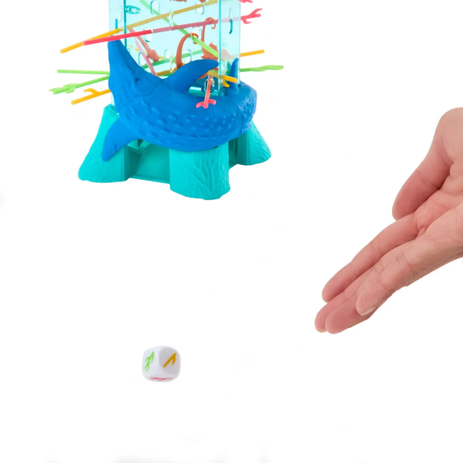 Mattel Games Jurassic World vallende Spinozauriërs spel toren
