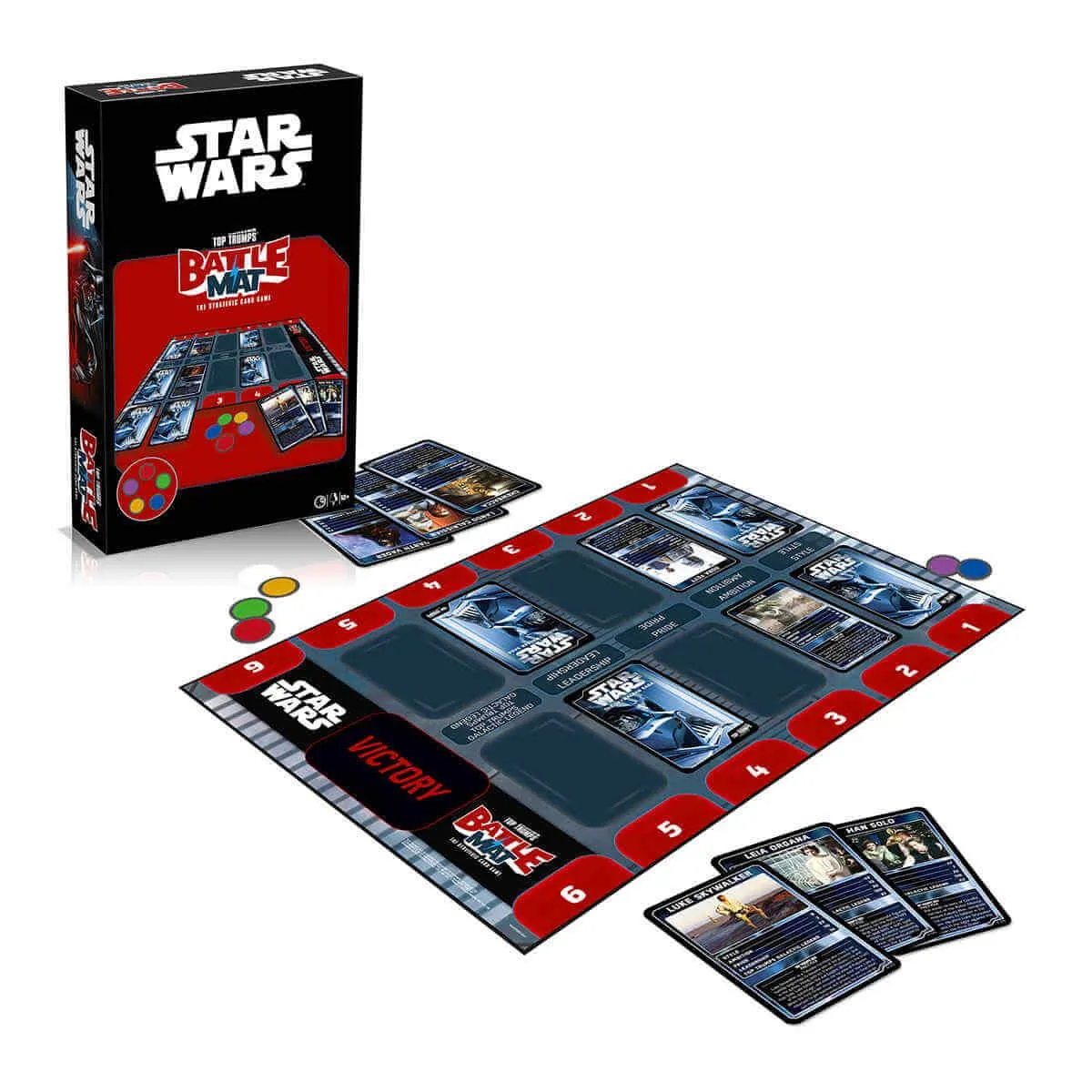 Top Trumps Battle Mat Skywalker Saga kaartspel 2 spelers