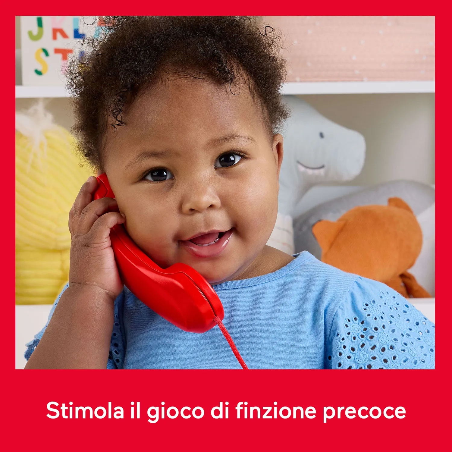 Fisher-Price Chatter Telephone trektelefoon rood 80 jaar