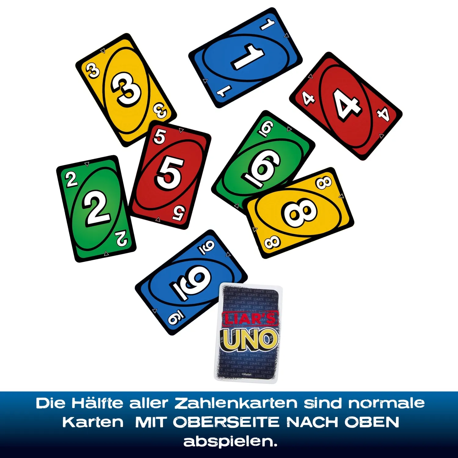 UNO Liar's Kaartspel Duitse Editie Bluffen