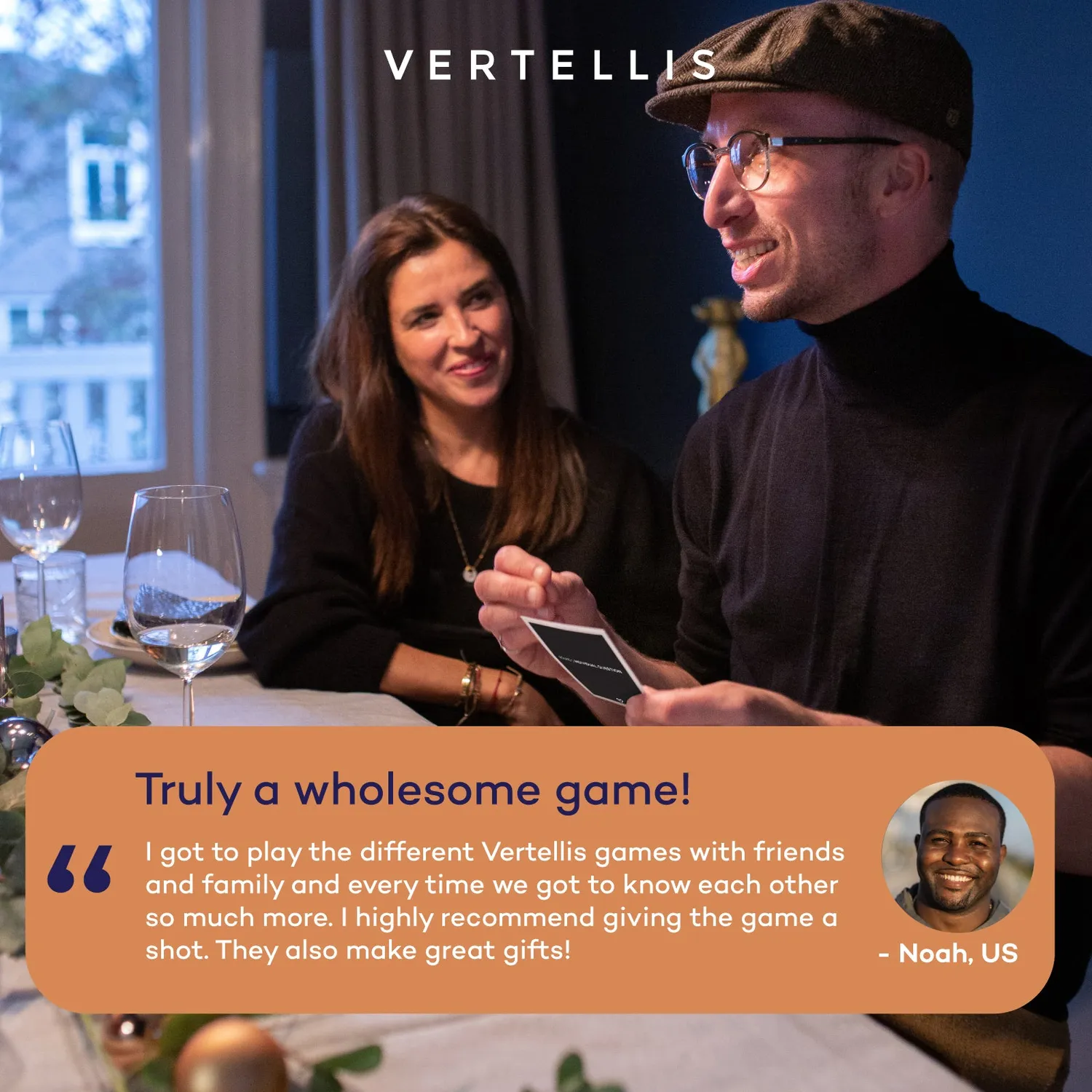 Vertellis Holiday Edition vragenspel feestdagen