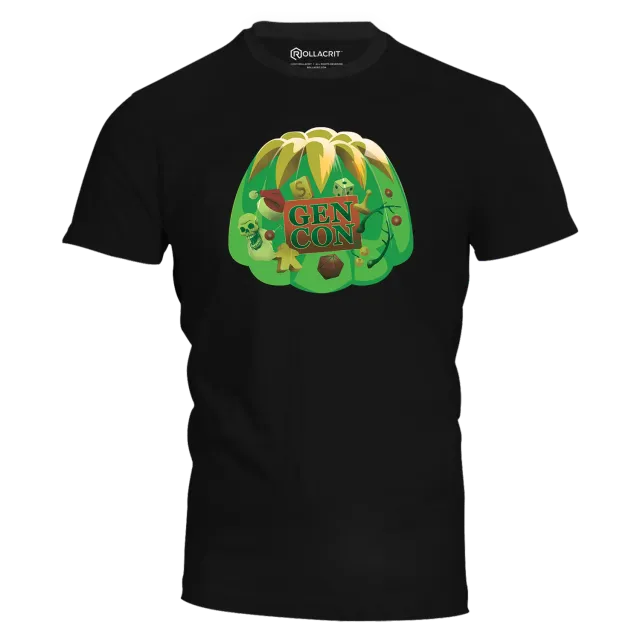Gen Con Gel-O Mold T-shirt zwart katoen