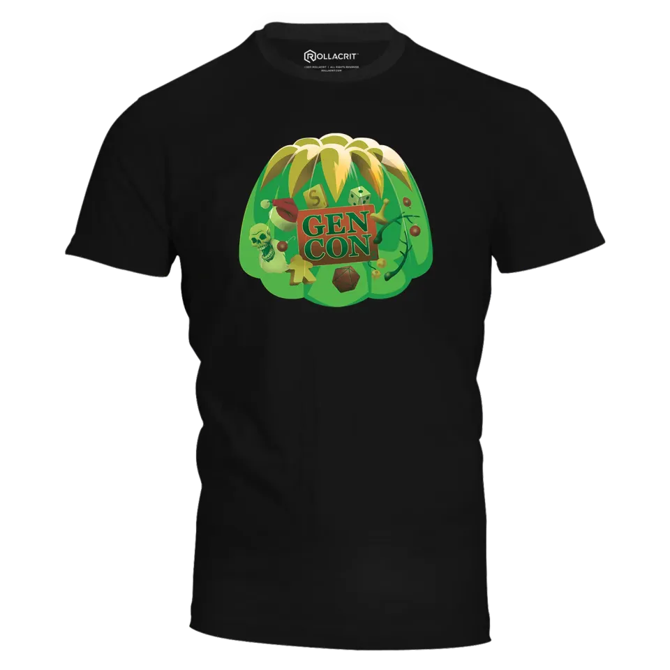 Gen Con Gel-O Mold T-shirt zwart katoen