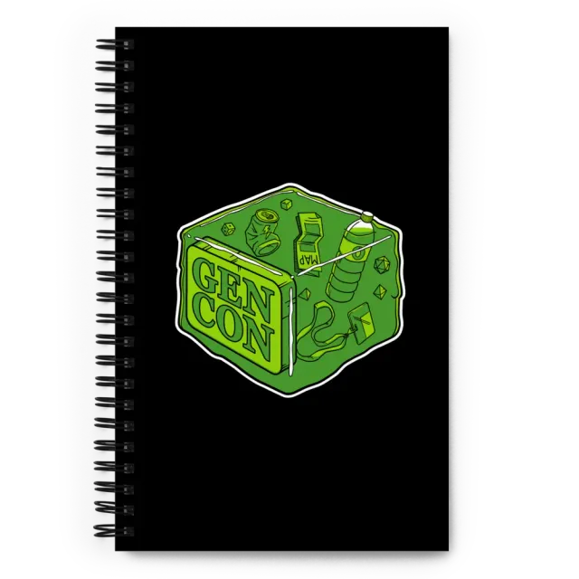 Roll A Crit Gen Con Gelatinous Cube notitieboek dotted 13x21 cm