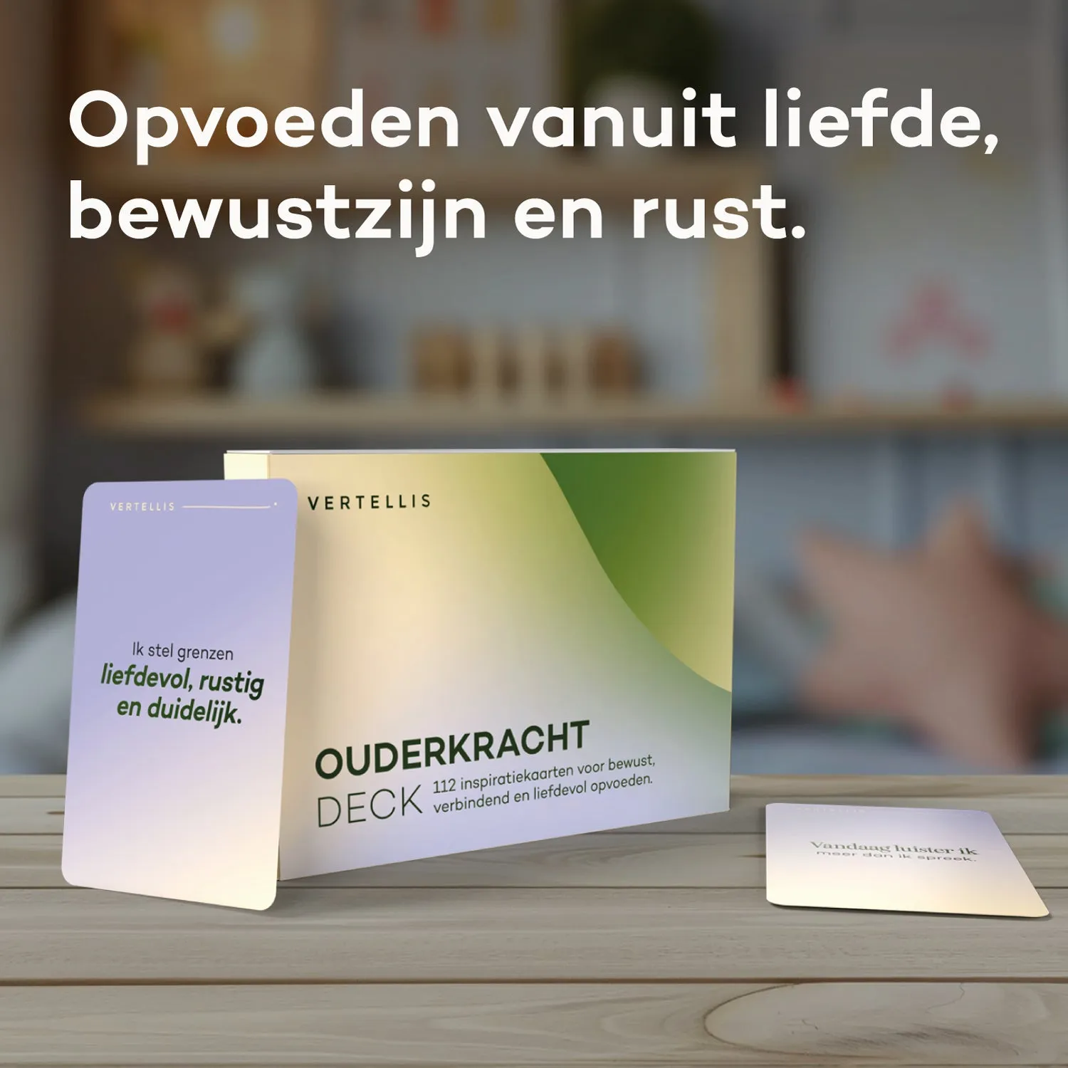 Vertellis Ouderkracht Deck kaartspel 112 kaarten voor ouders