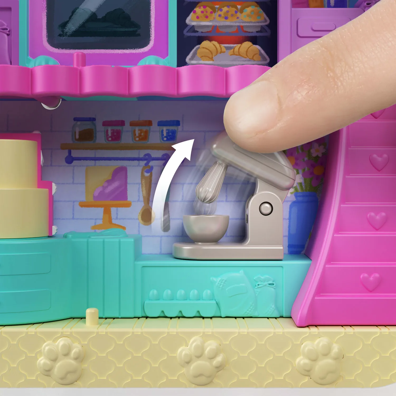 Polly Pocket Kat Zoete Bakkerij compacte speelset 4+