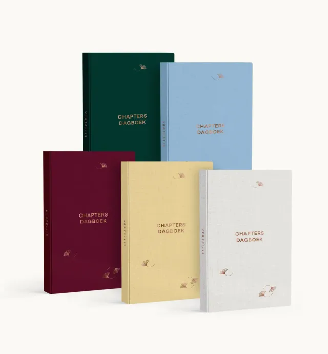 Vertellis Chapters dankbaarheidsdagboek zwart
