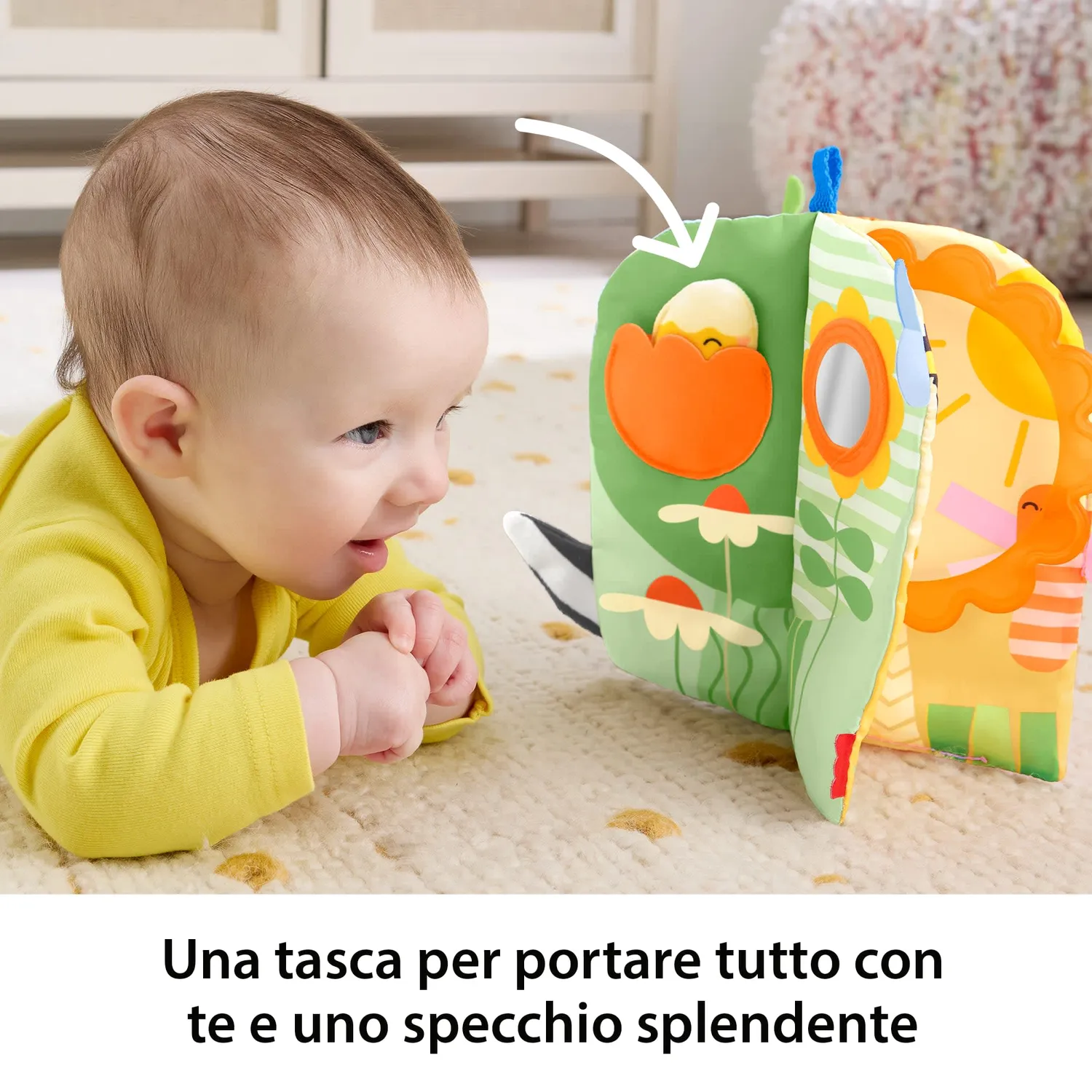 Fisher-Price Sensorische Seizoenen babyboekje zacht speelgoed
