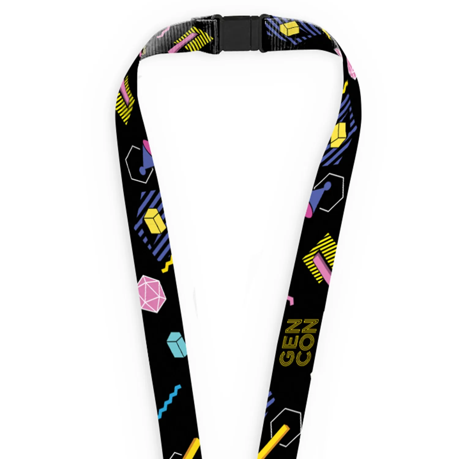 Gen Con Neon Arcade Lanyard 90 cm