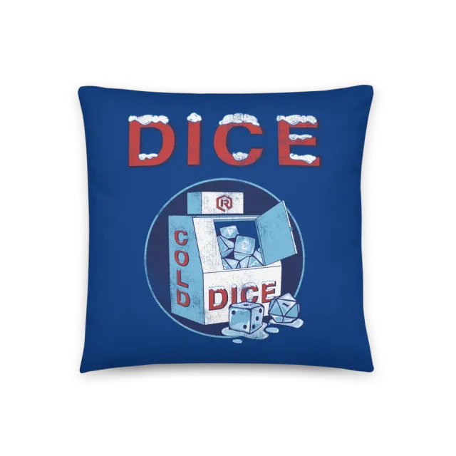 Roll A Crit ICE Dice kussen polyester dobbelsteen