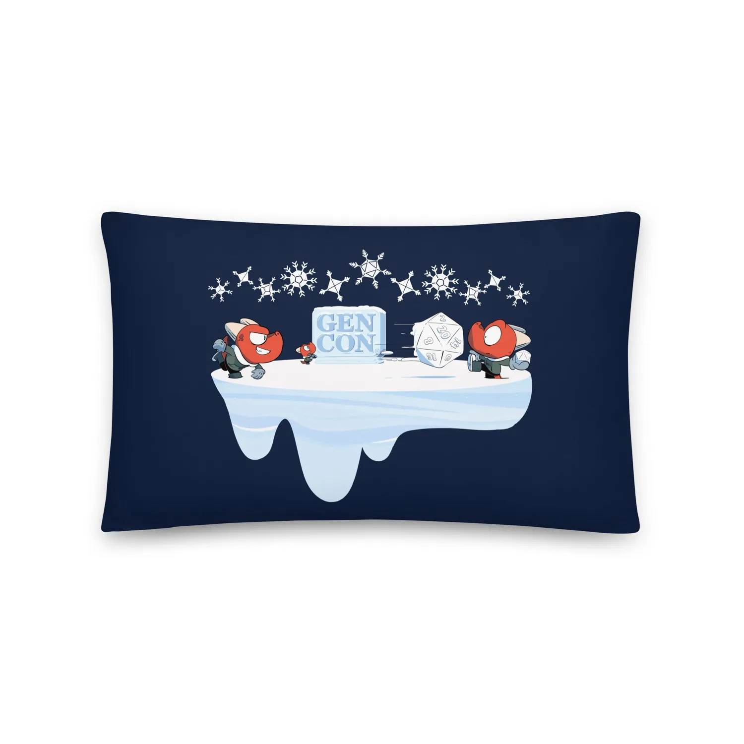 Gen Con Kobold Snowball Fight sierkussen groen polyester
