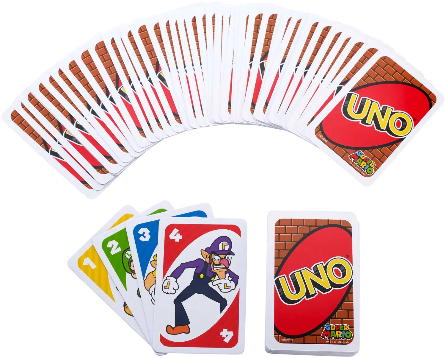 UNO Super Mario kaartspel 112 kaarten 7 jaar en ouder