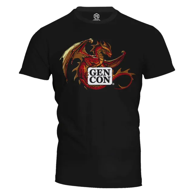 Roll A Crit Gen Con Genevieve T-shirt 100% katoen