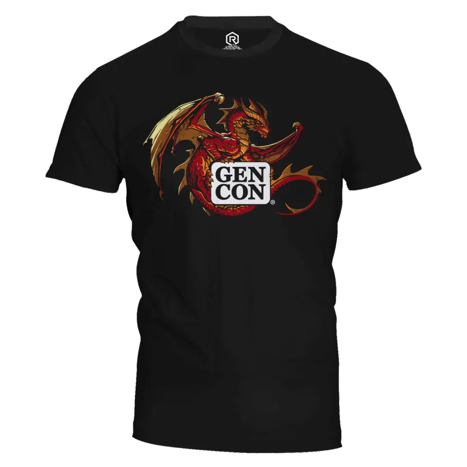 Roll A Crit Gen Con Genevieve T-shirt 100% katoen
