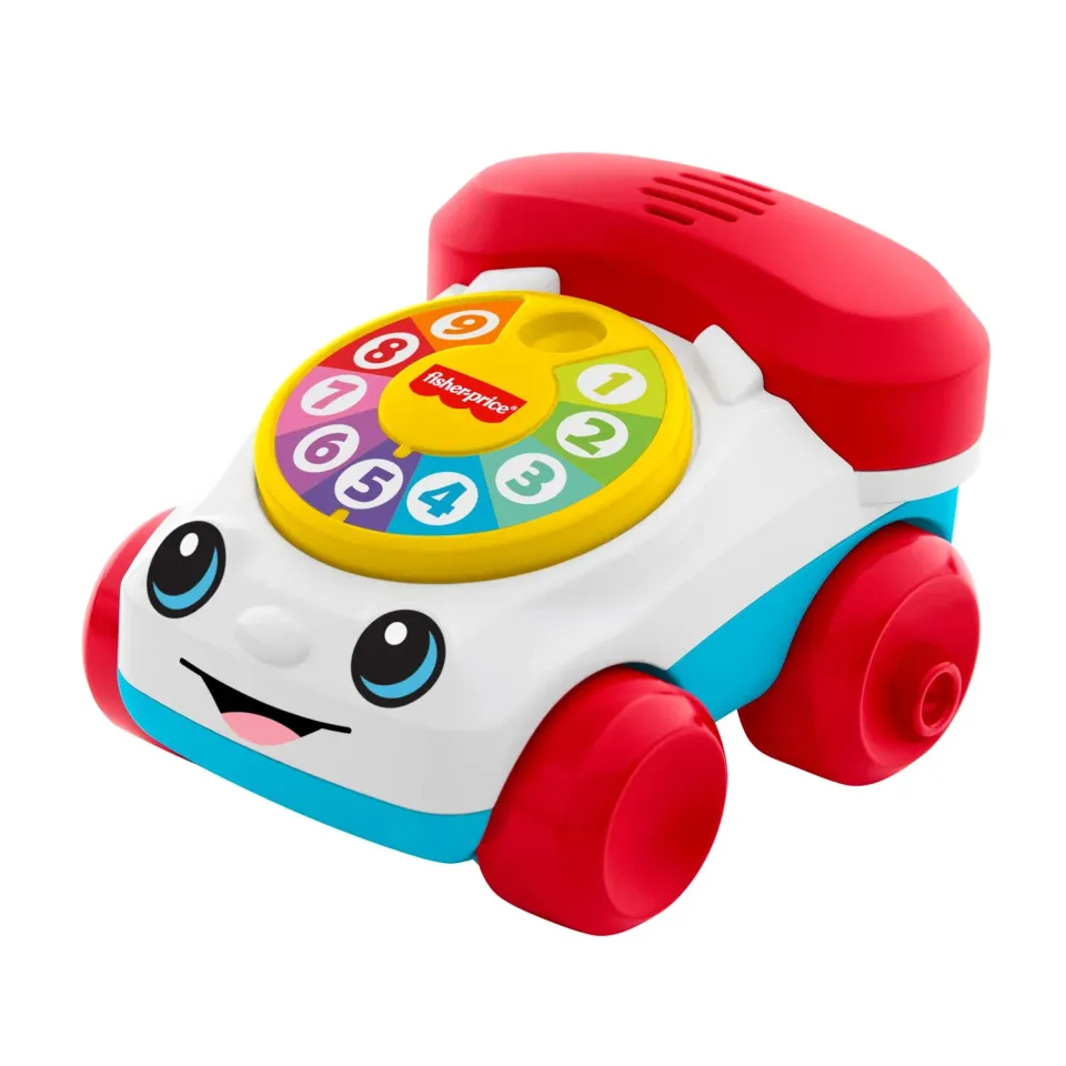 Fisher-Price Telefoonvoertuig duwspeelgoed met geluid 6m+