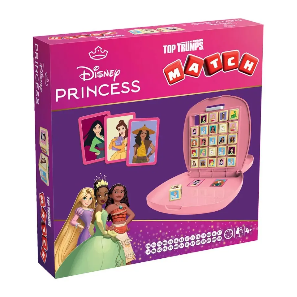 Top Trumps Match Disney Princess kubusspel 2 spelers