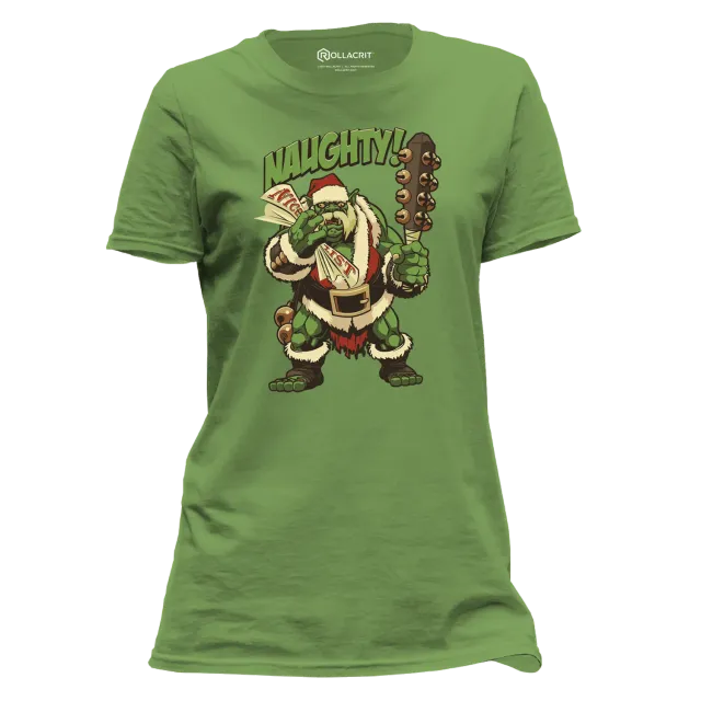 Roll A Crit Naughty Ogre t-shirt dames Leaf katoen