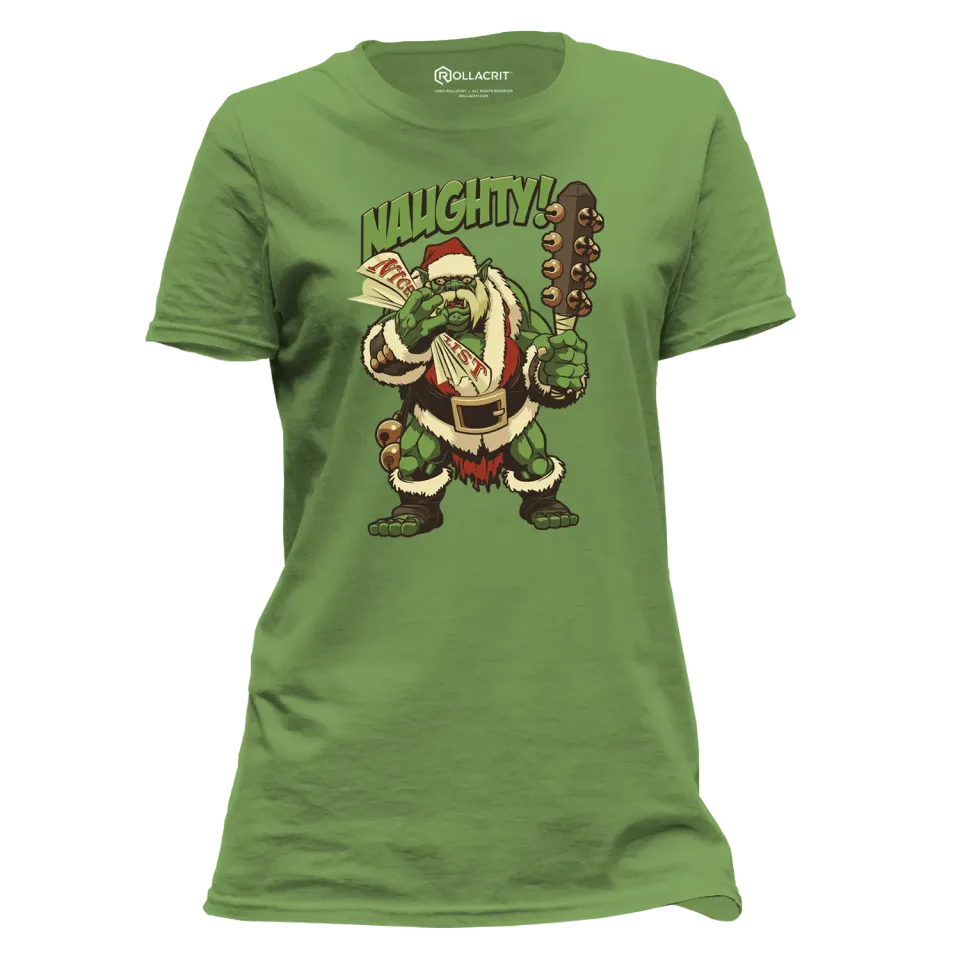 Roll A Crit Naughty Ogre t-shirt dames Leaf katoen