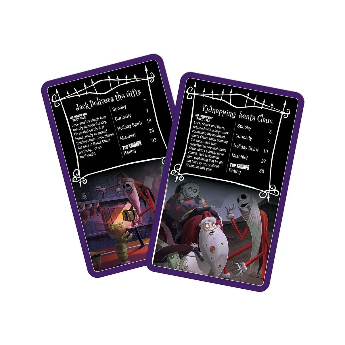 Top Trumps Nightmare Before Christmas kaartspel momenten