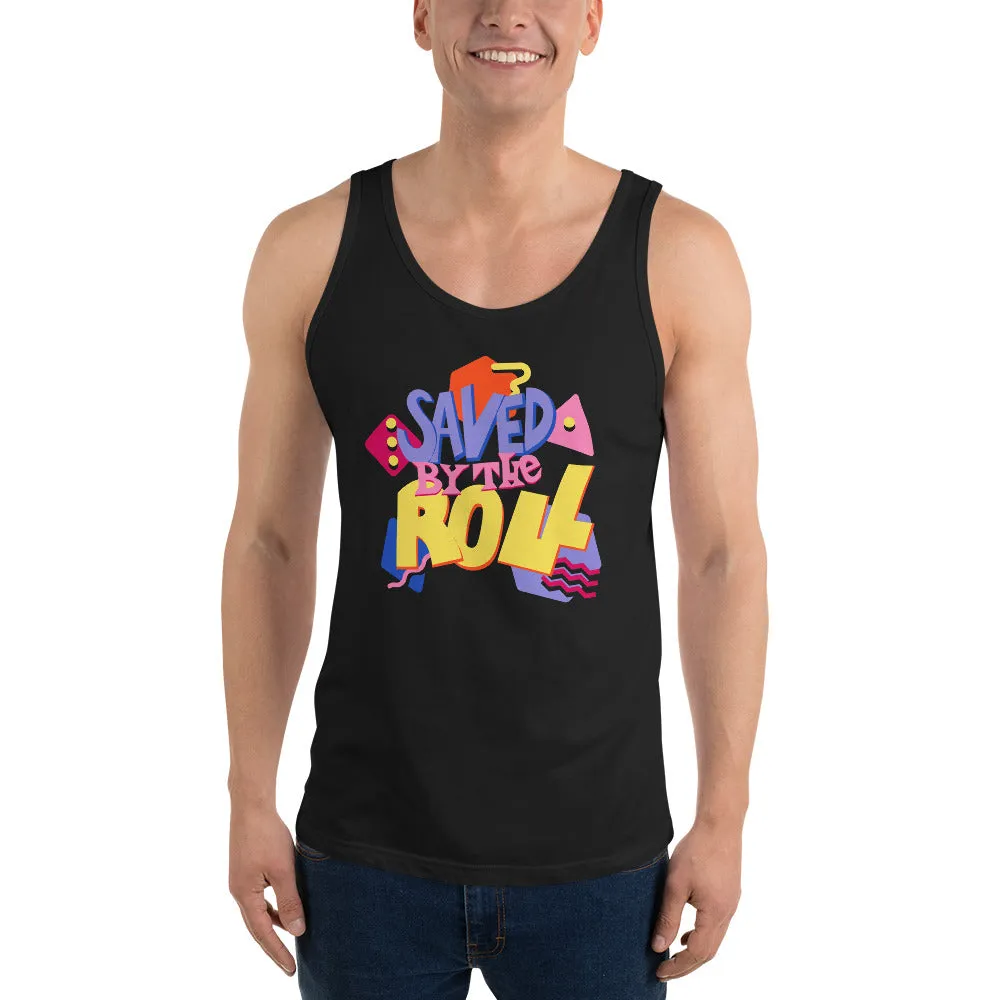 Roll A Crit Saved by the Roll tank top zwart katoen