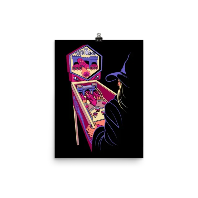 Roll A Crit Pinball Wizard poster 18x24 inch gicléeprint