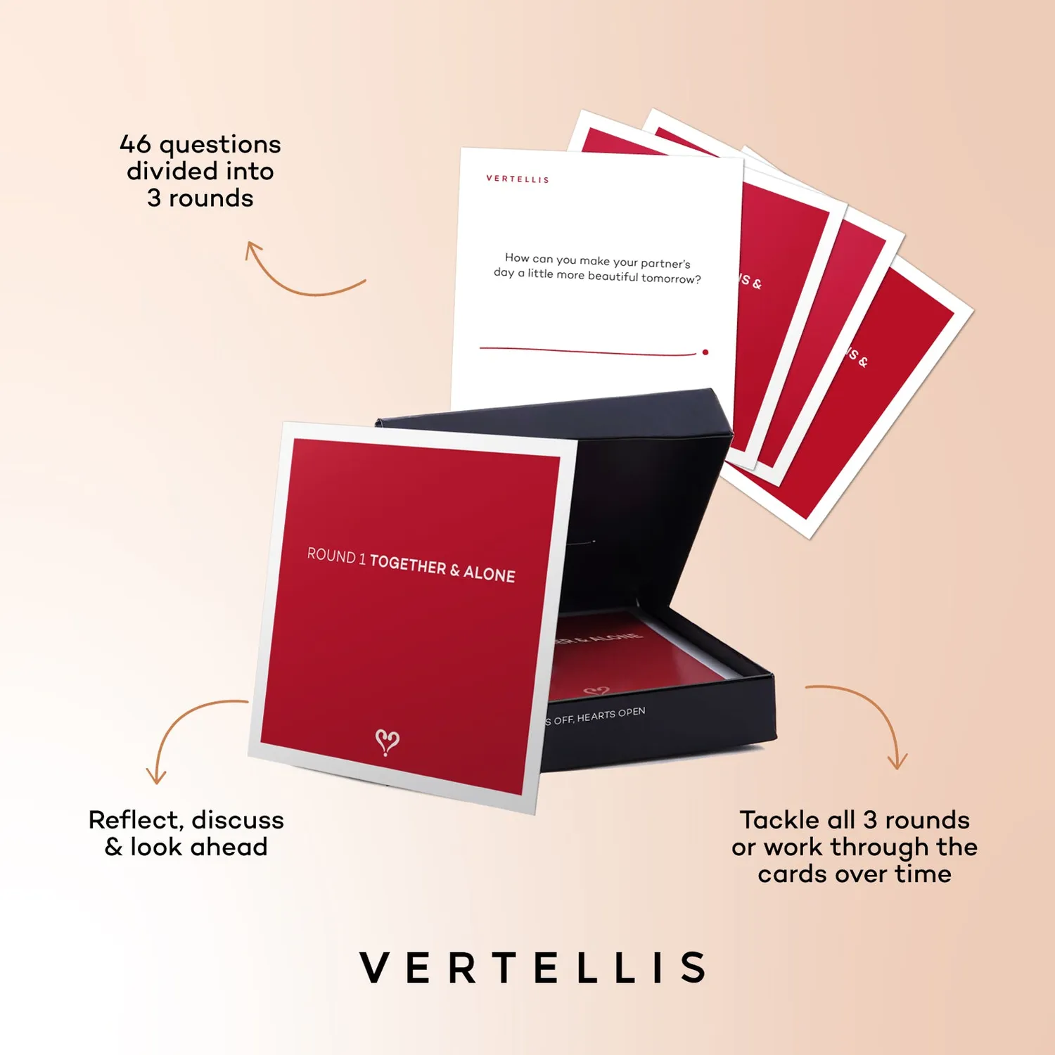 Vertellis Relationship Edition vragenspel stellen 46 kaarten