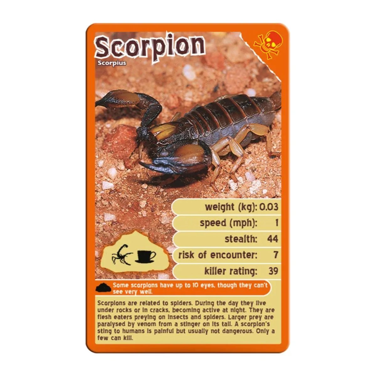 Top Trumps Deadliest Predators kaartspel dieren editie