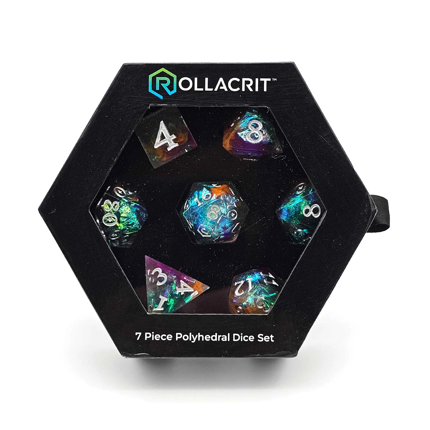 Roll A Crit Galactic Day dobbelsteenset 7-delig scherp