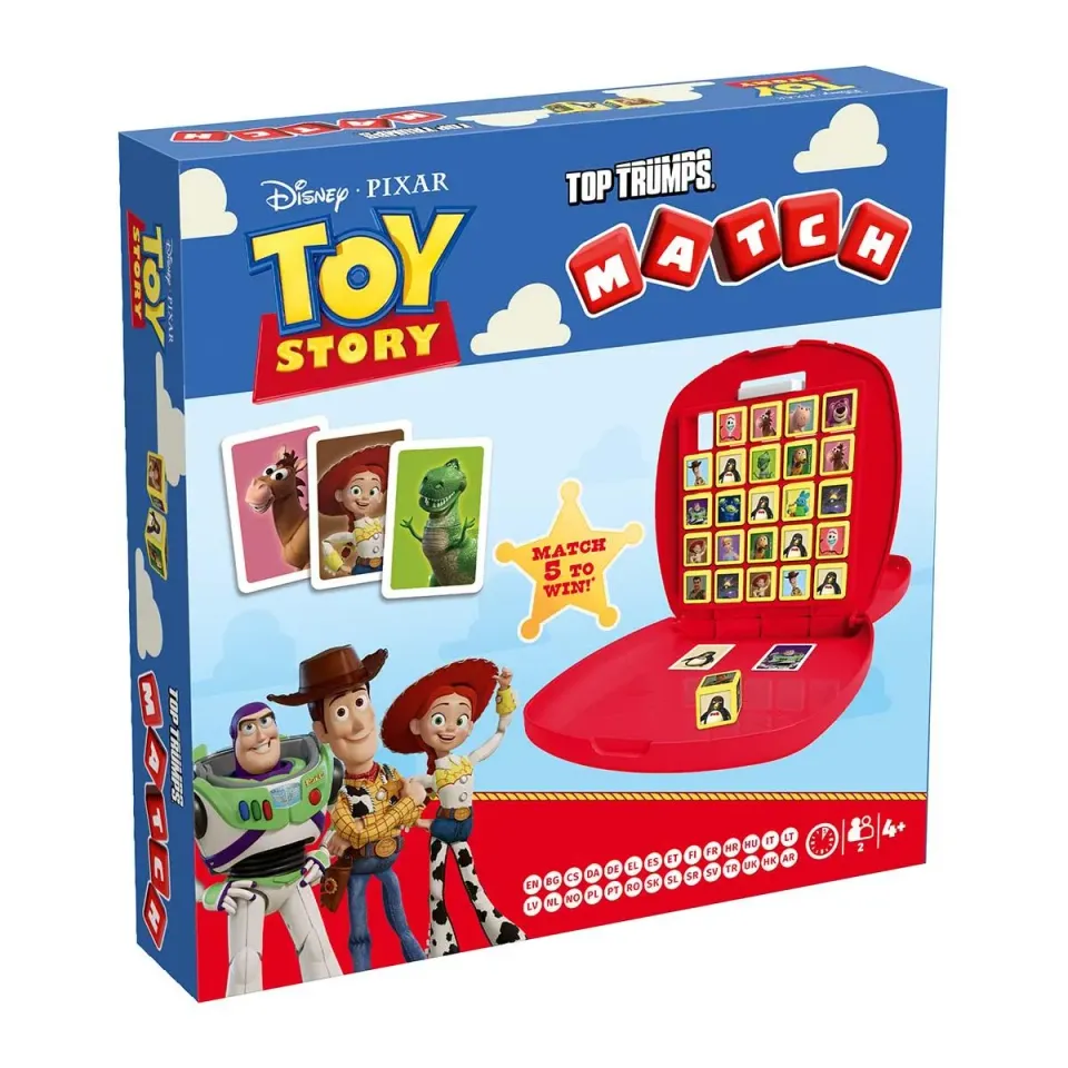Top Trumps Match Toy Story kubusspel 2 spelers