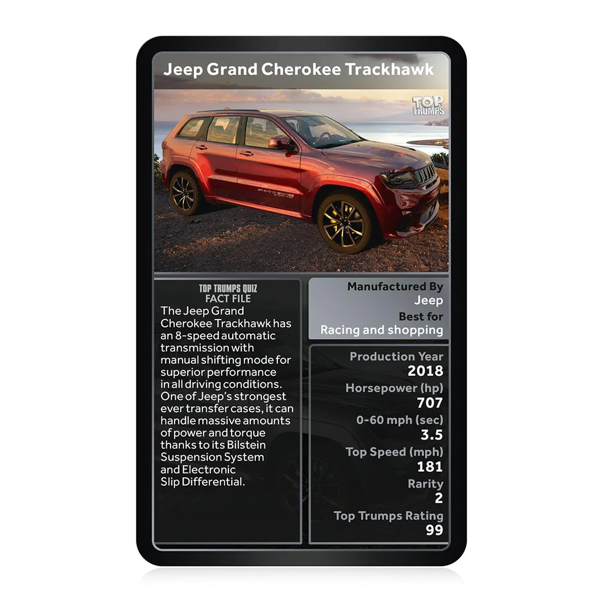 Top Trumps Ultimate 4x4 kaartspel 30 kaarten auto's